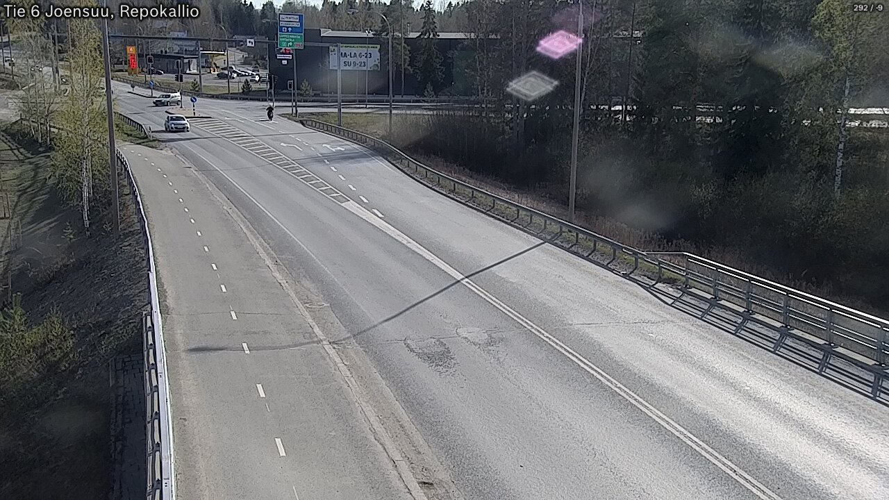 Weather Camera Image Road 6 Joensuu, Repokallio, Joensuu, Pohjois-Karjala