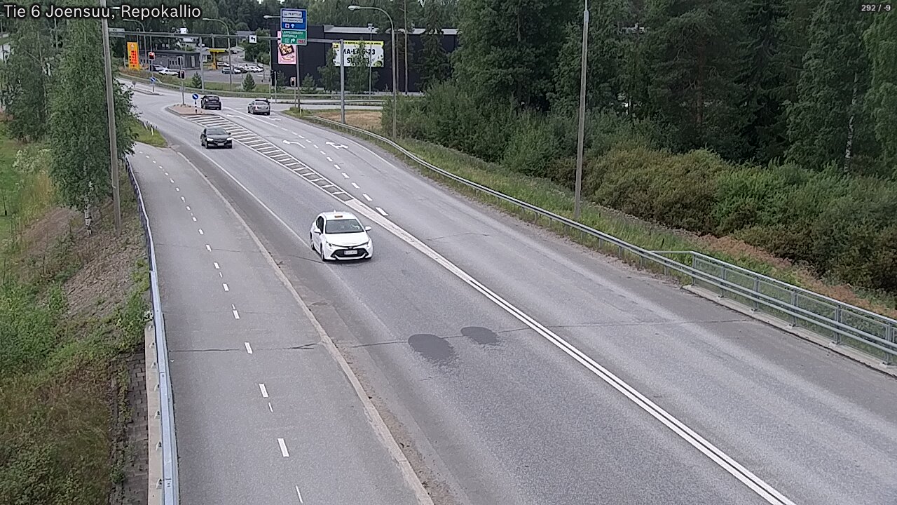 Weather Camera Image Väg 6 Joensuu, Repokallio, Joensuu, Pohjois-Karjala