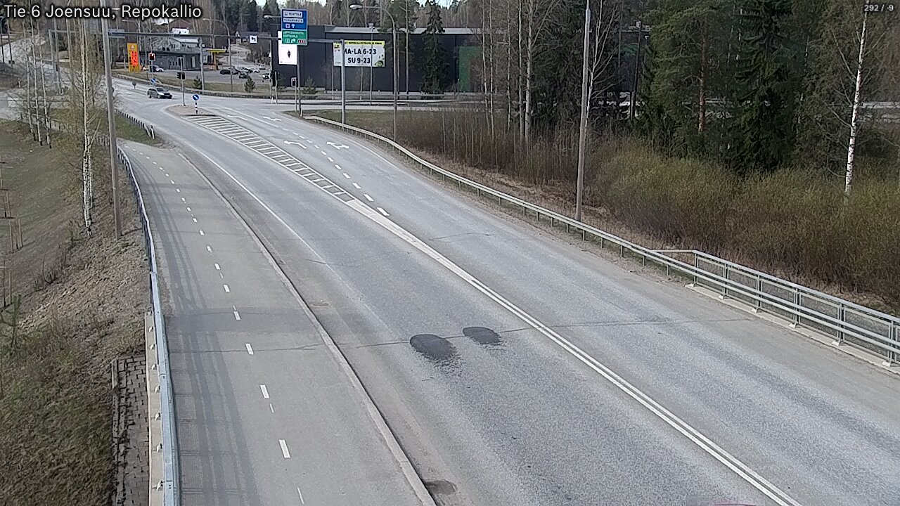 Weather Camera Image Road 6 Joensuu, Repokallio, Joensuu, Pohjois-Karjala