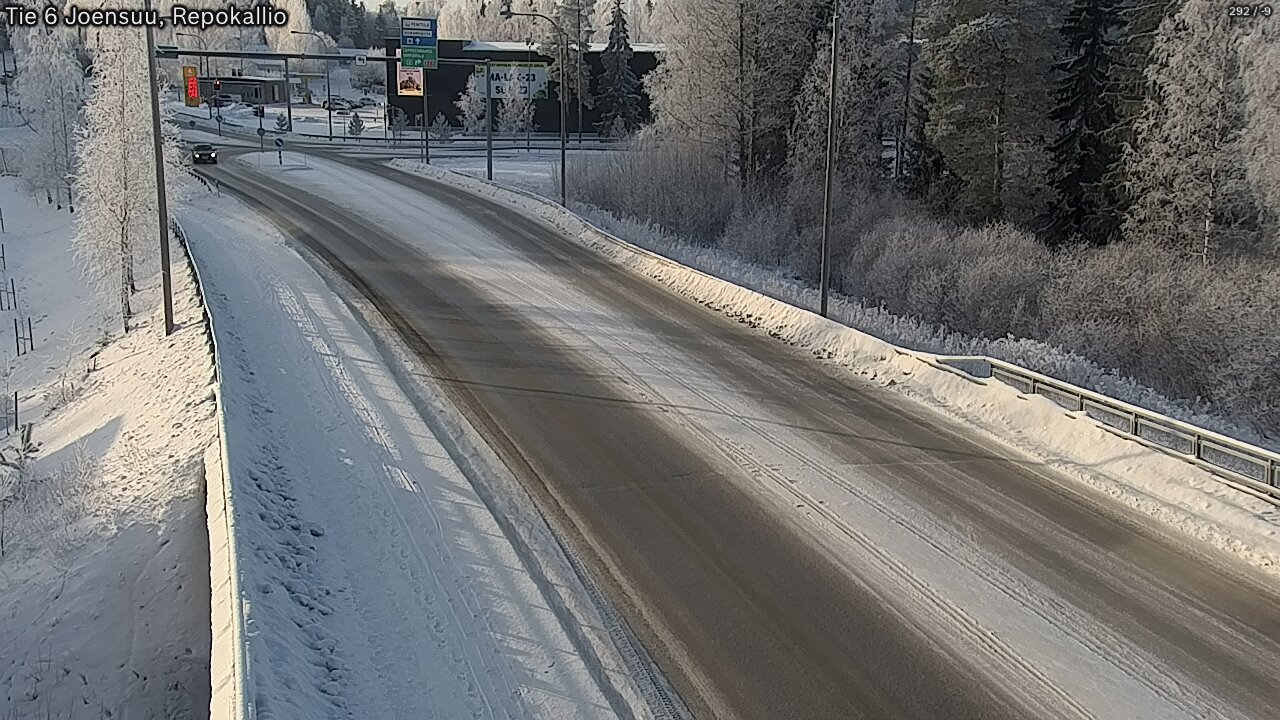 Weather Camera Image Road 6 Joensuu, Repokallio, Joensuu, Pohjois-Karjala