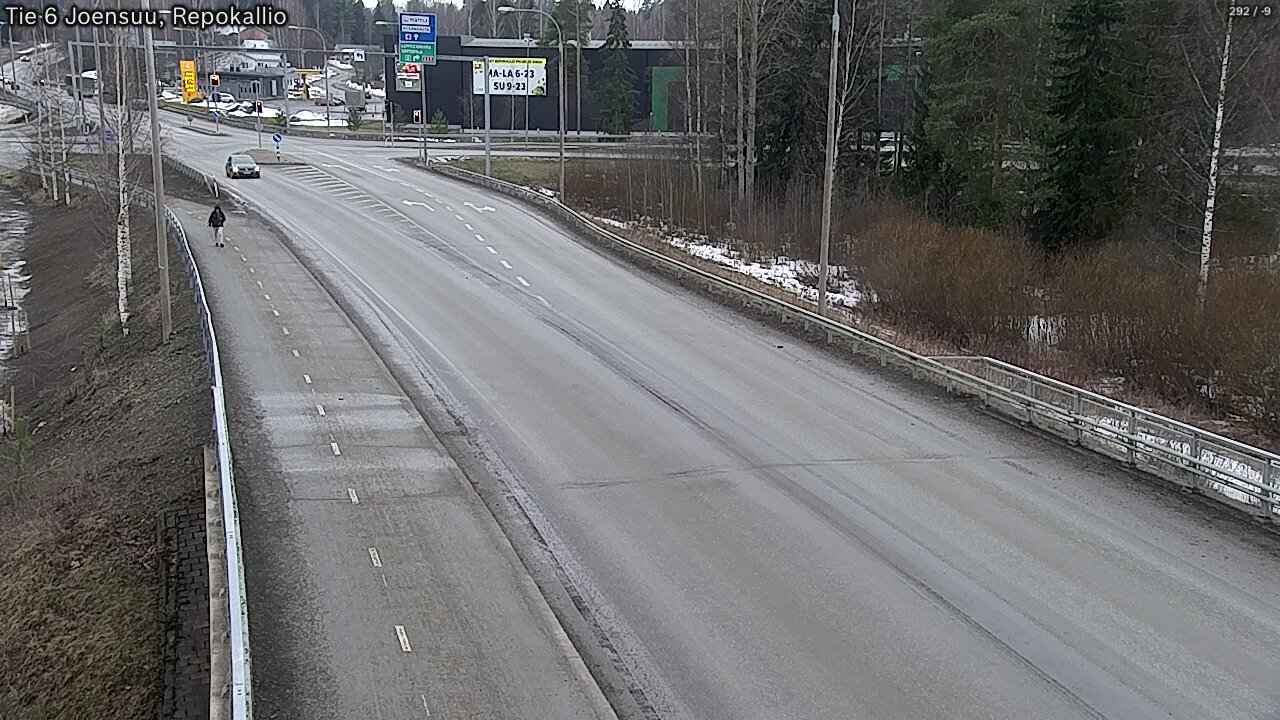 Weather Camera Image Road 6 Joensuu, Repokallio, Joensuu, Pohjois-Karjala