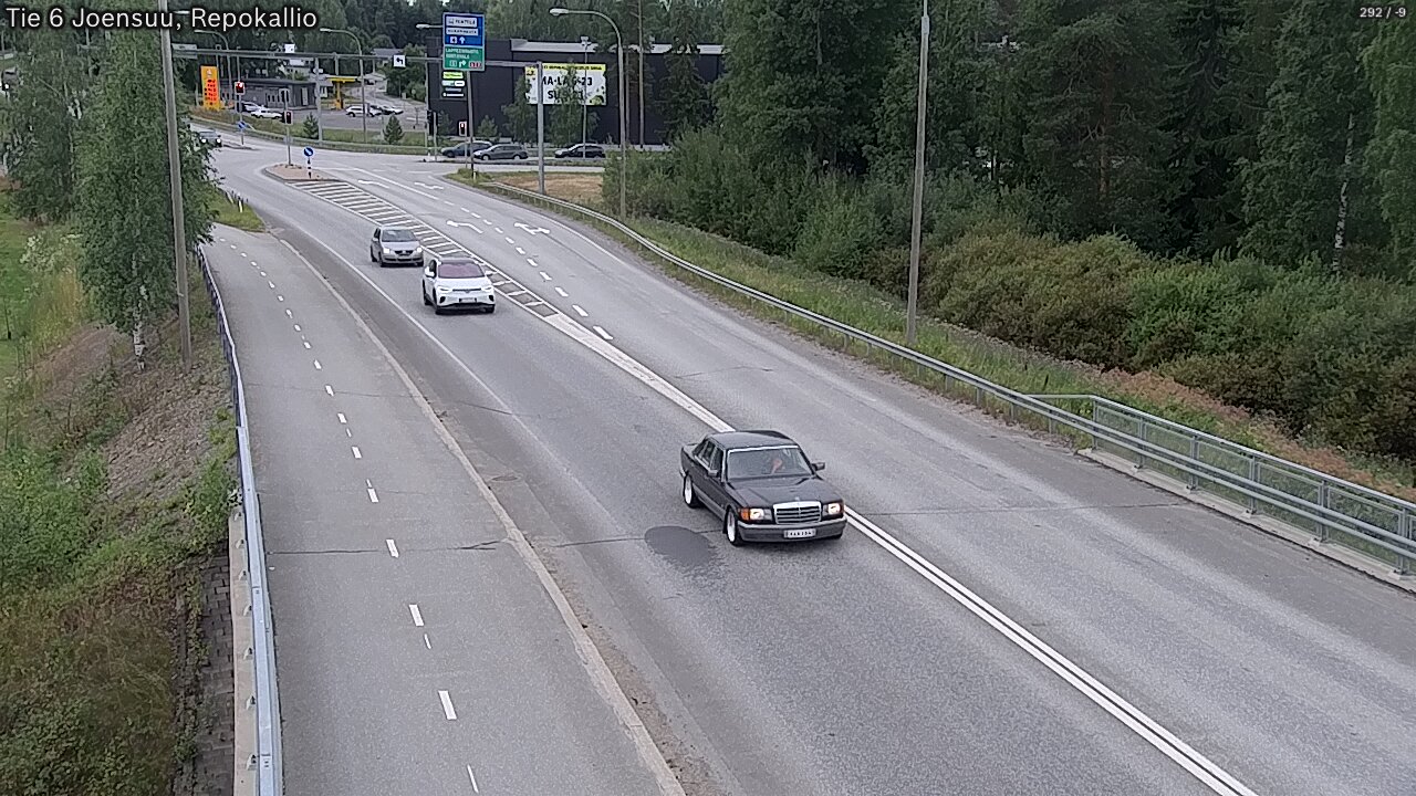 Weather Camera Image Väg 6 Joensuu, Repokallio, Joensuu, Pohjois-Karjala