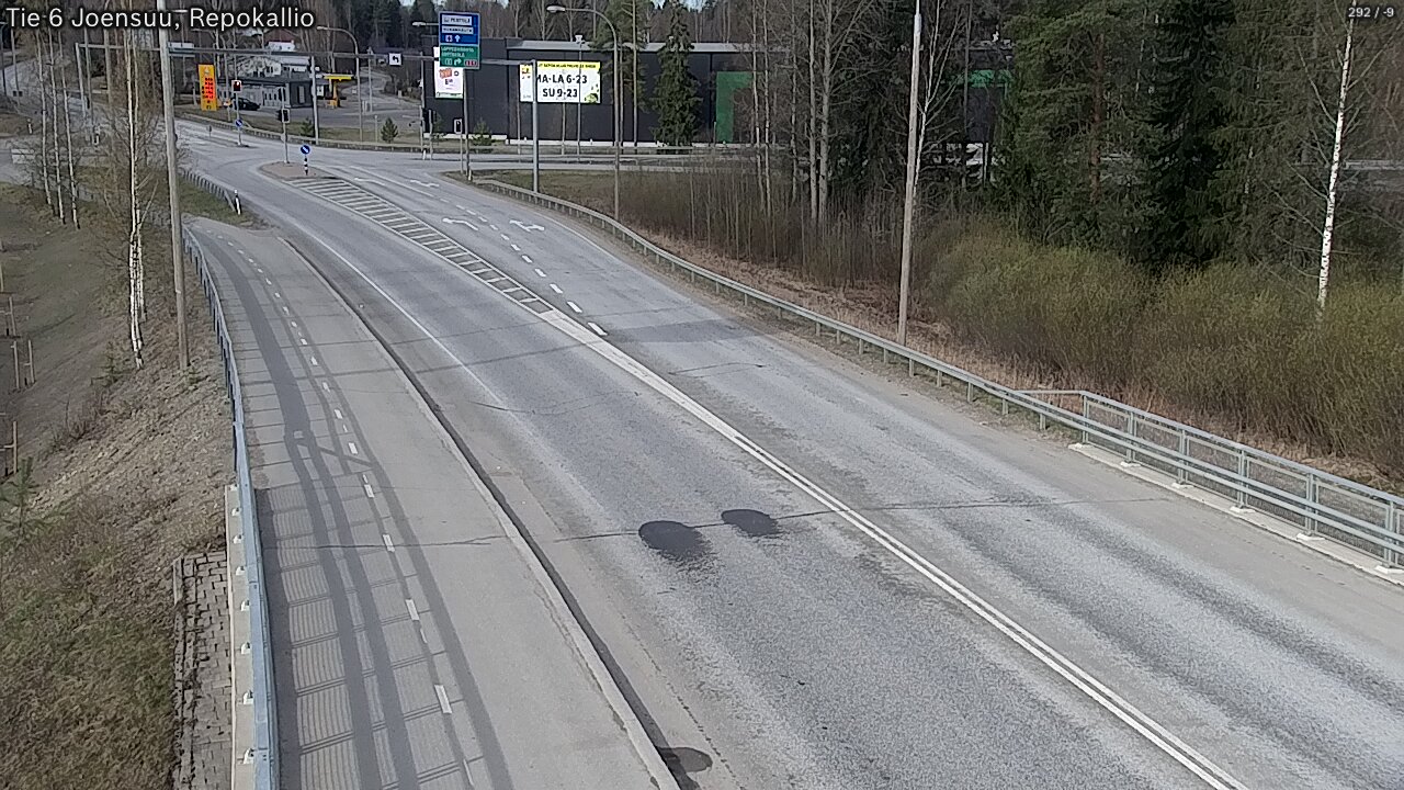 Weather Camera Image Road 6 Joensuu, Repokallio, Joensuu, Pohjois-Karjala