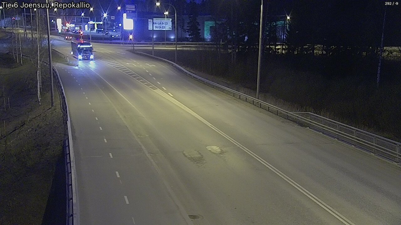 Weather Camera Image Road 6 Joensuu, Repokallio, Joensuu, Pohjois-Karjala