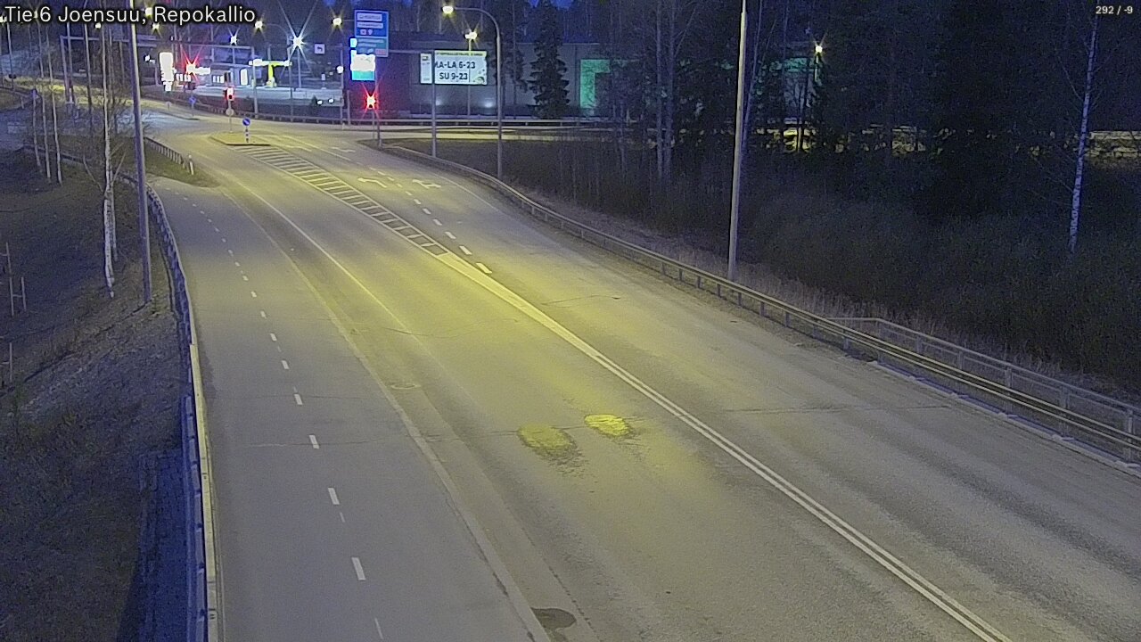 Weather Camera Image Road 6 Joensuu, Repokallio, Joensuu, Pohjois-Karjala