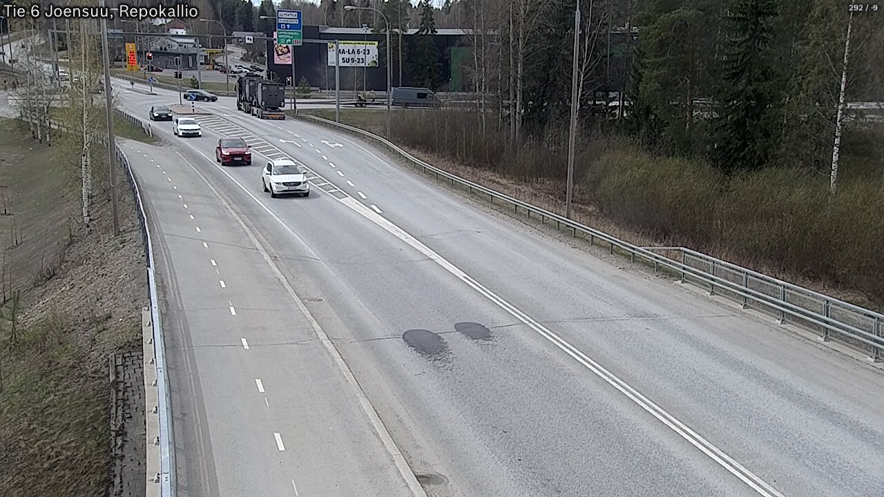 Weather Camera Image Road 6 Joensuu, Repokallio, Joensuu, Pohjois-Karjala
