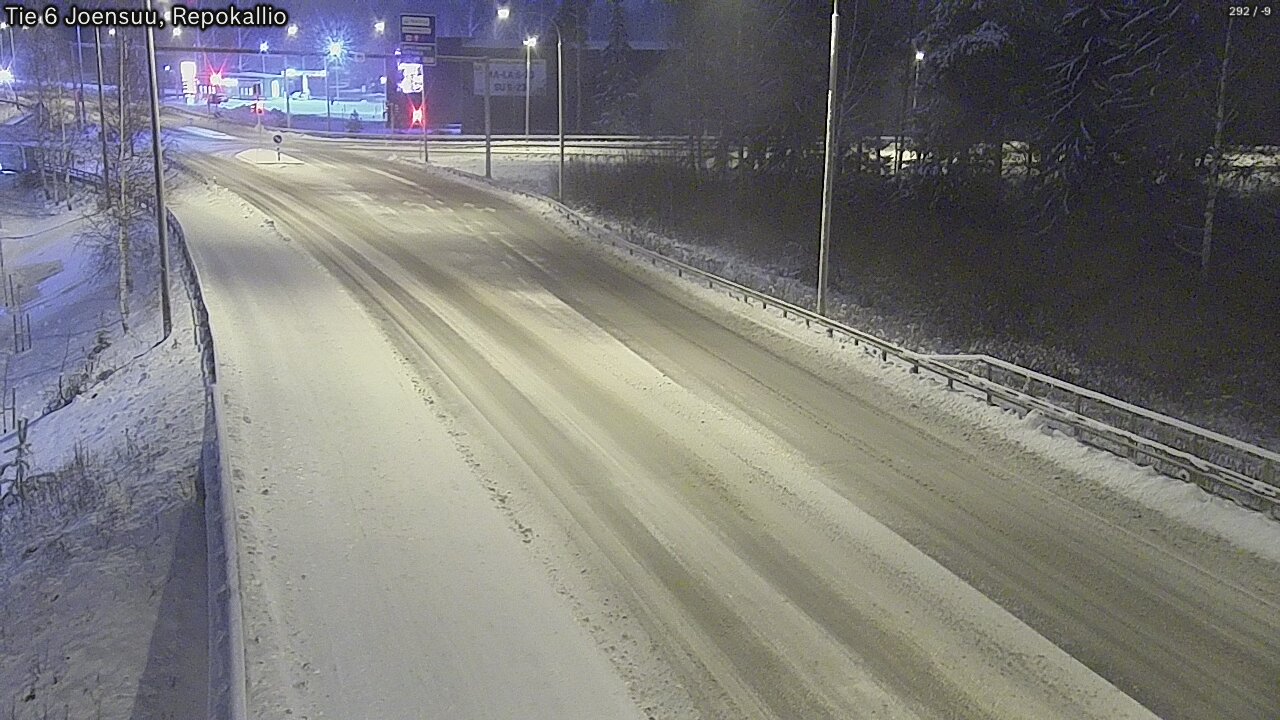 Weather Camera Image Väg 6 Joensuu, Repokallio, Joensuu, Pohjois-Karjala