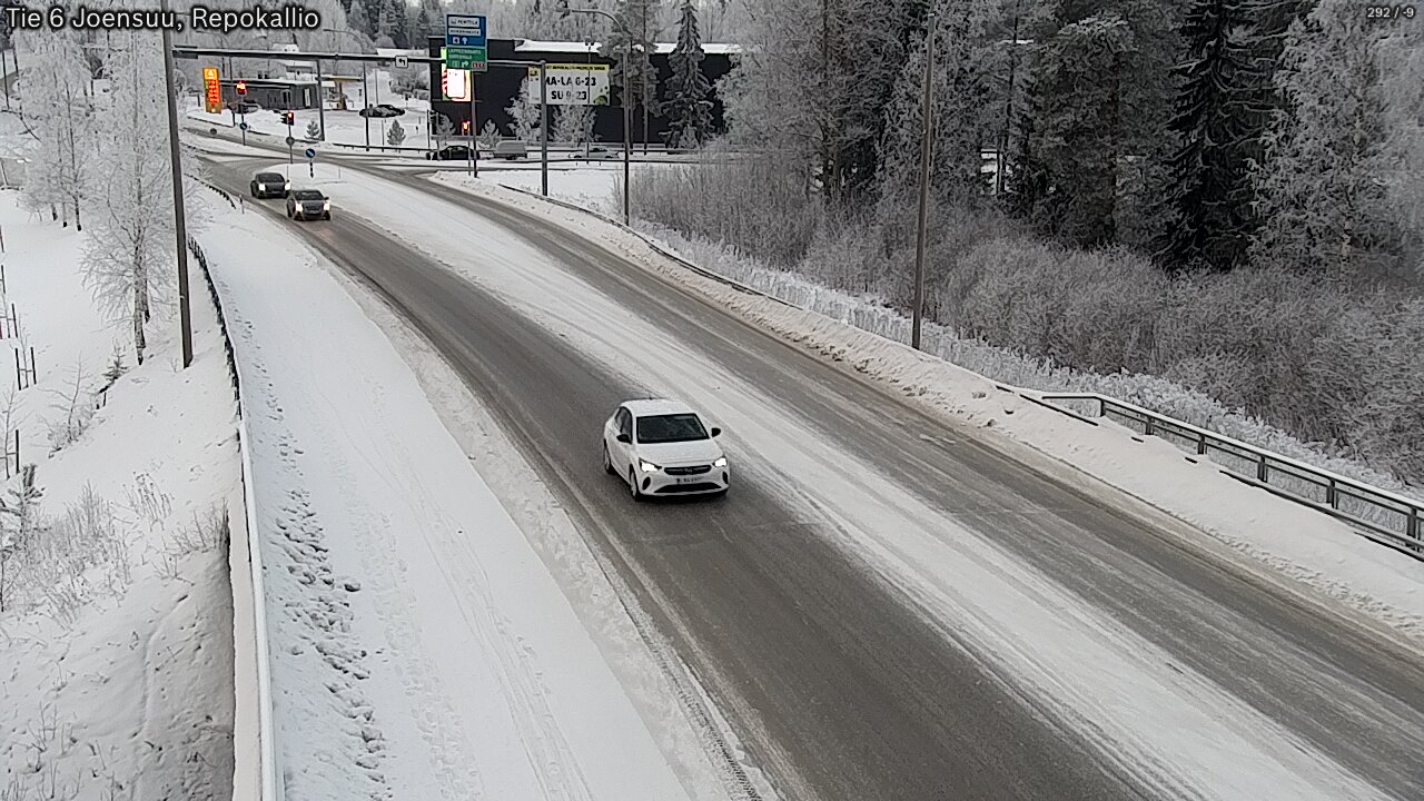 Weather Camera Image Road 6 Joensuu, Repokallio, Joensuu, Pohjois-Karjala