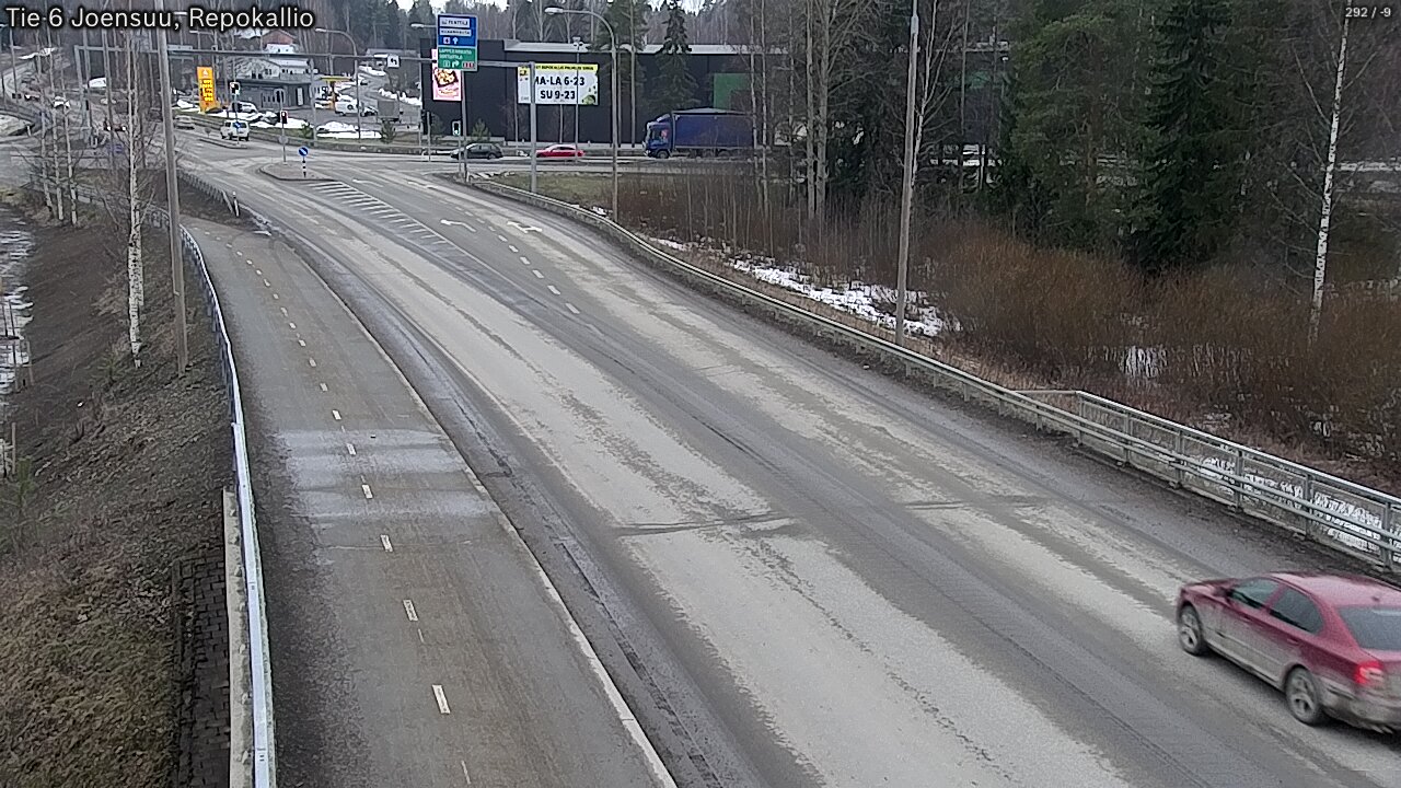 Weather Camera Image Road 6 Joensuu, Repokallio, Joensuu, Pohjois-Karjala