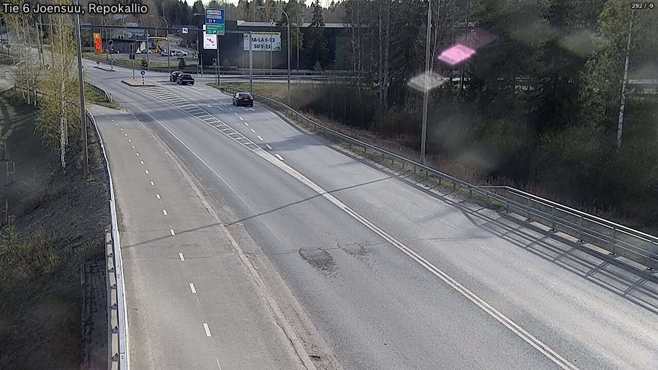 Weather Camera Image Road 6 Joensuu, Repokallio, Joensuu, Pohjois-Karjala