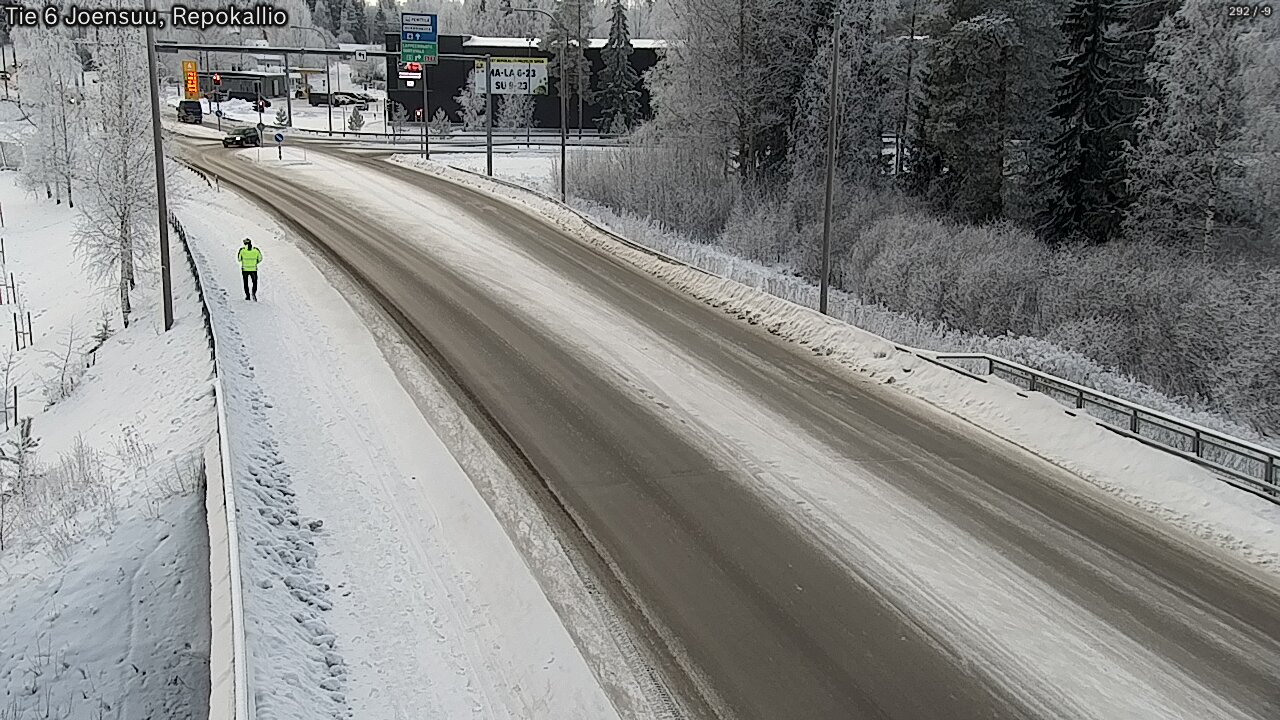 Weather Camera Image Väg 6 Joensuu, Repokallio, Joensuu, Pohjois-Karjala
