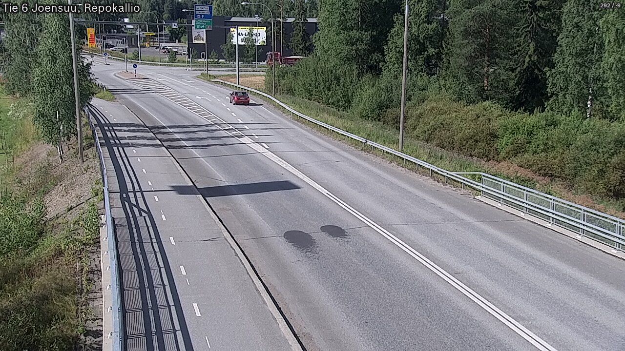 Kelikamerat Kuva Tie 6 Joensuu, Repokallio, Joensuu, Pohjois-Karjala