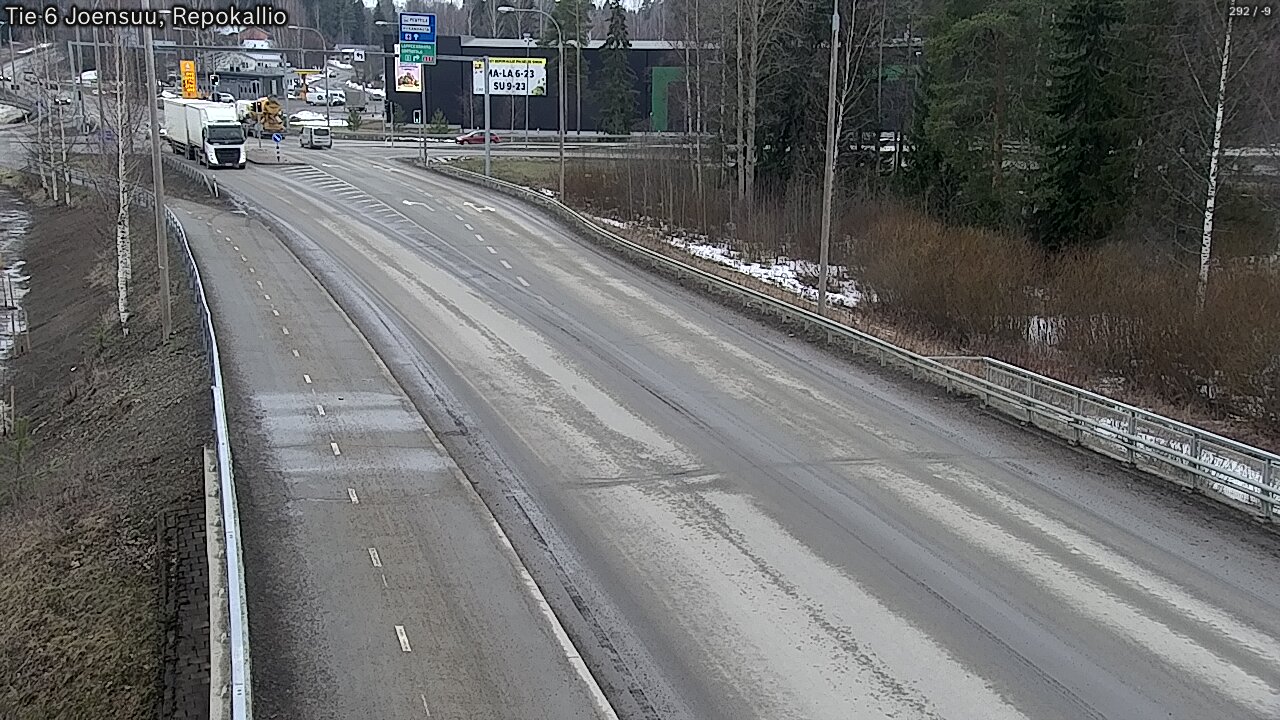 Weather Camera Image Road 6 Joensuu, Repokallio, Joensuu, Pohjois-Karjala