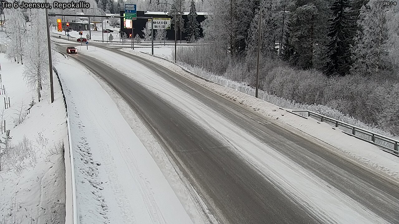 Weather Camera Image Väg 6 Joensuu, Repokallio, Joensuu, Pohjois-Karjala