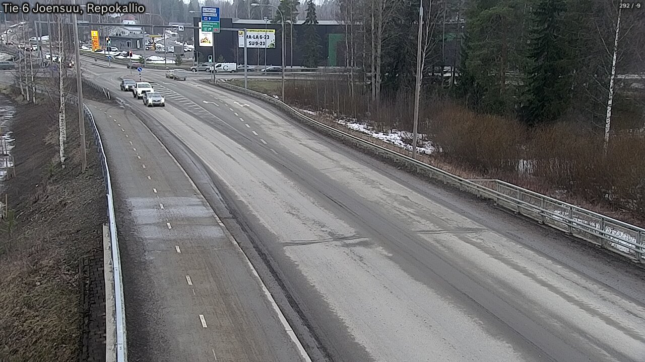 Weather Camera Image Road 6 Joensuu, Repokallio, Joensuu, Pohjois-Karjala