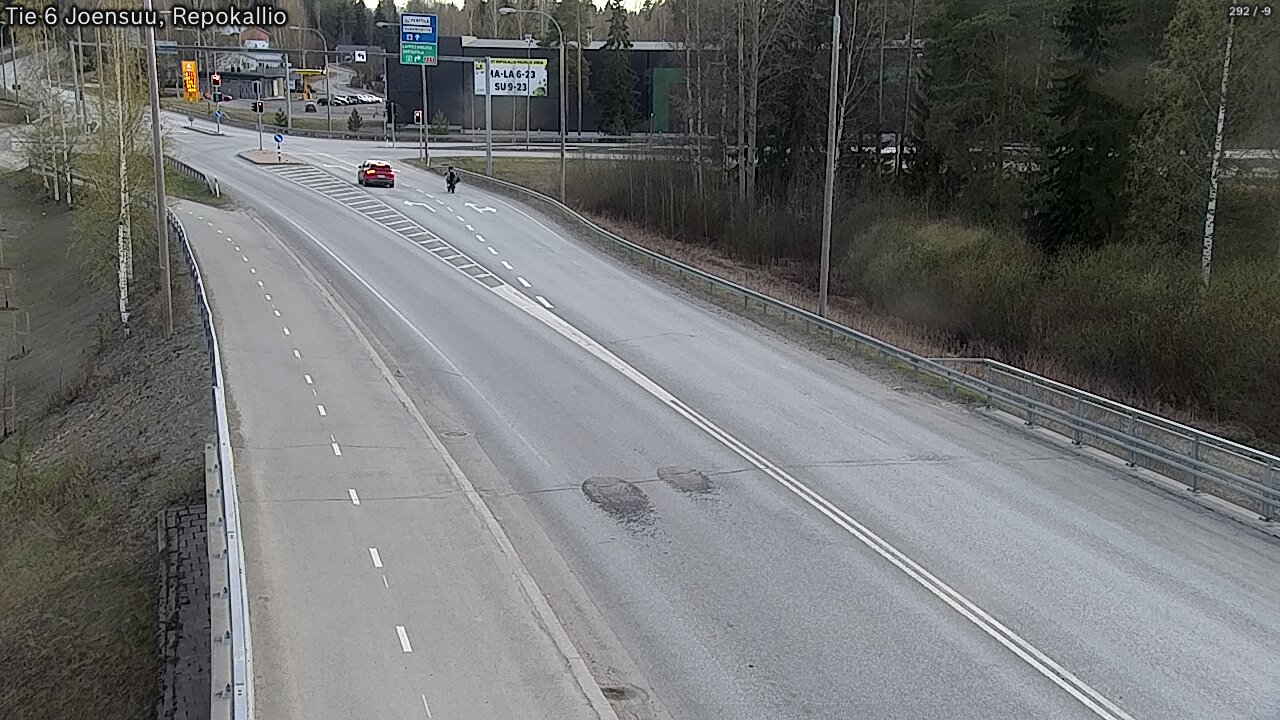 Weather Camera Image Road 6 Joensuu, Repokallio, Joensuu, Pohjois-Karjala