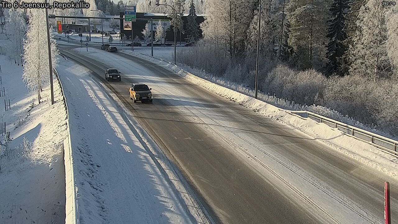 Weather Camera Image Road 6 Joensuu, Repokallio, Joensuu, Pohjois-Karjala