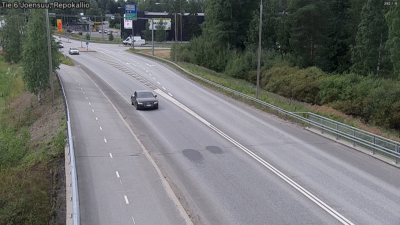 Weather Camera Image Väg 6 Joensuu, Repokallio, Joensuu, Pohjois-Karjala