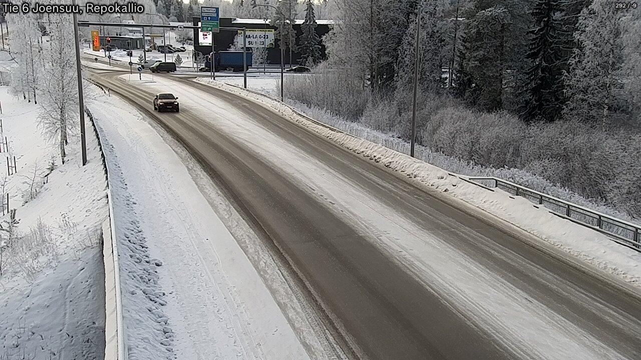 Weather Camera Image Road 6 Joensuu, Repokallio, Joensuu, Pohjois-Karjala