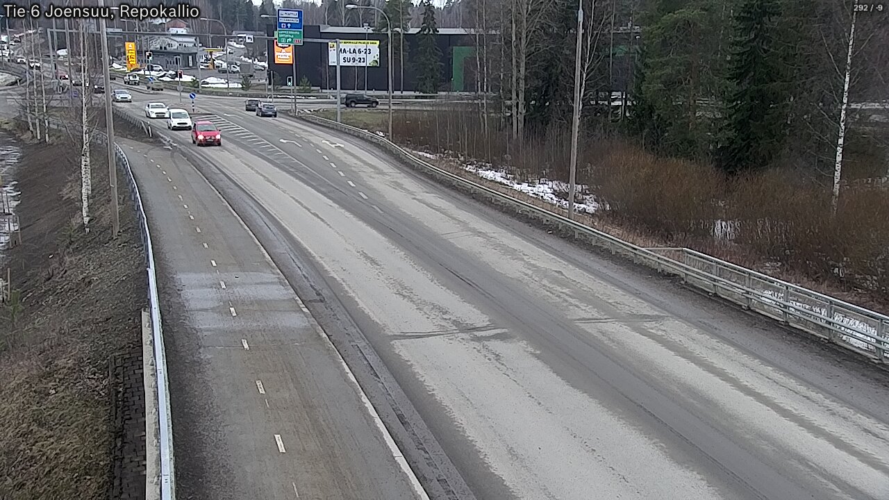 Weather Camera Image Road 6 Joensuu, Repokallio, Joensuu, Pohjois-Karjala
