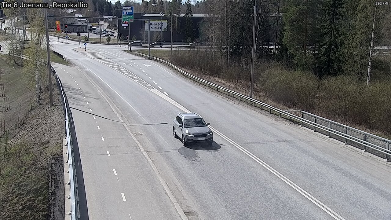 Weather Camera Image Road 6 Joensuu, Repokallio, Joensuu, Pohjois-Karjala
