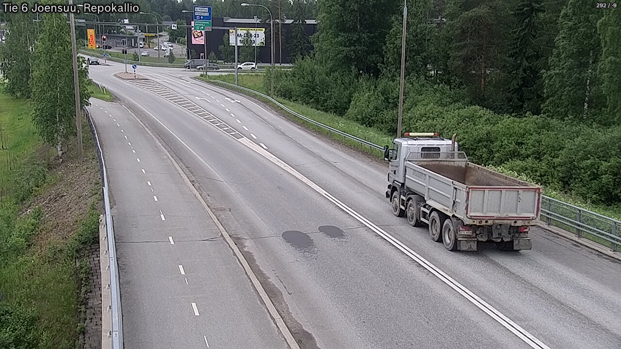 Kelikamerat Kuva Tie 6 Joensuu, Repokallio, Joensuu, Pohjois-Karjala