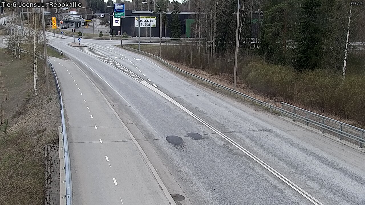Weather Camera Image Road 6 Joensuu, Repokallio, Joensuu, Pohjois-Karjala
