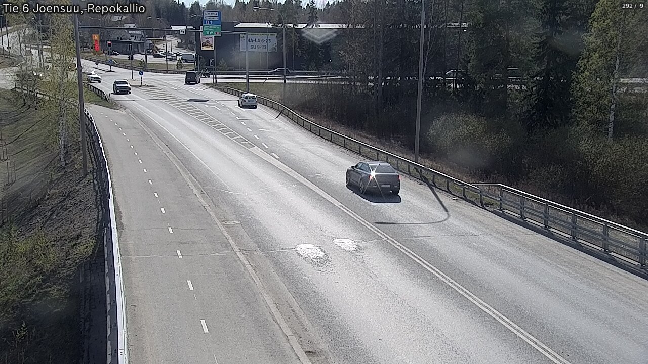 Weather Camera Image Road 6 Joensuu, Repokallio, Joensuu, Pohjois-Karjala
