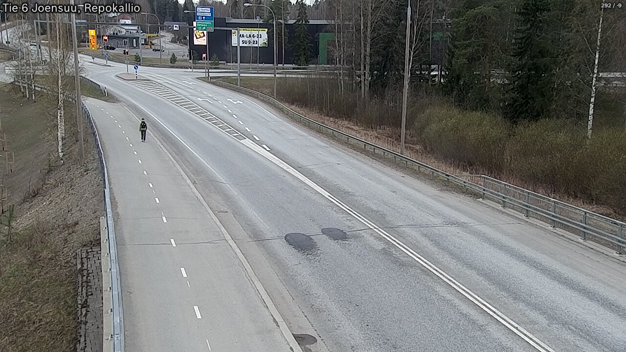 Weather Camera Image Road 6 Joensuu, Repokallio, Joensuu, Pohjois-Karjala