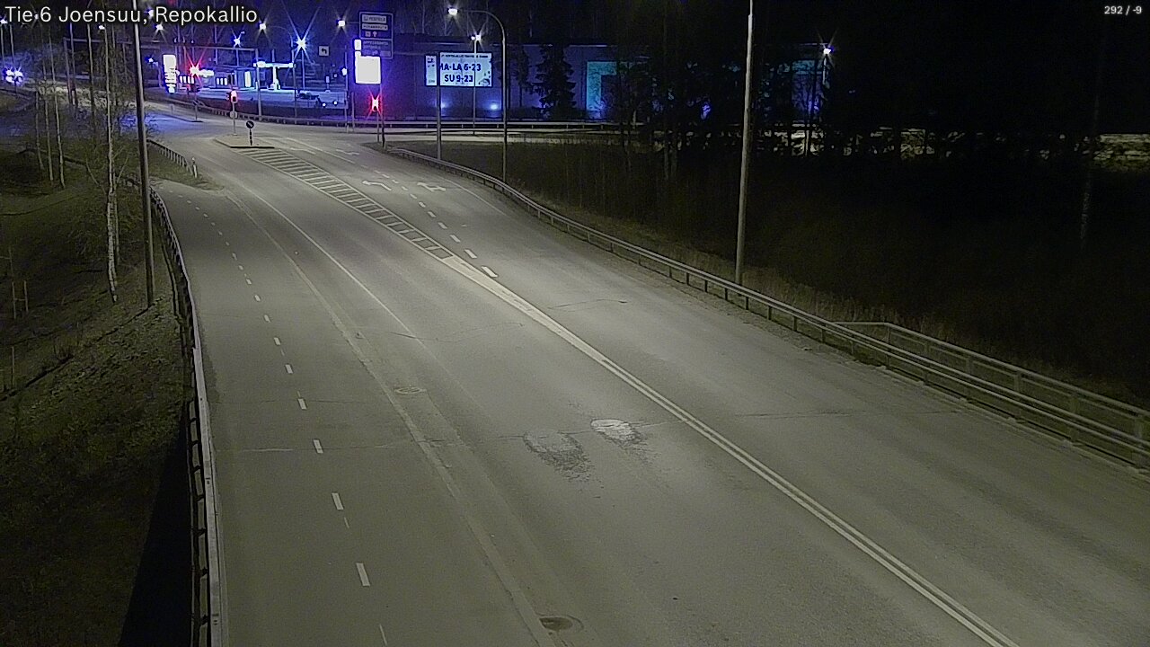 Weather Camera Image Road 6 Joensuu, Repokallio, Joensuu, Pohjois-Karjala