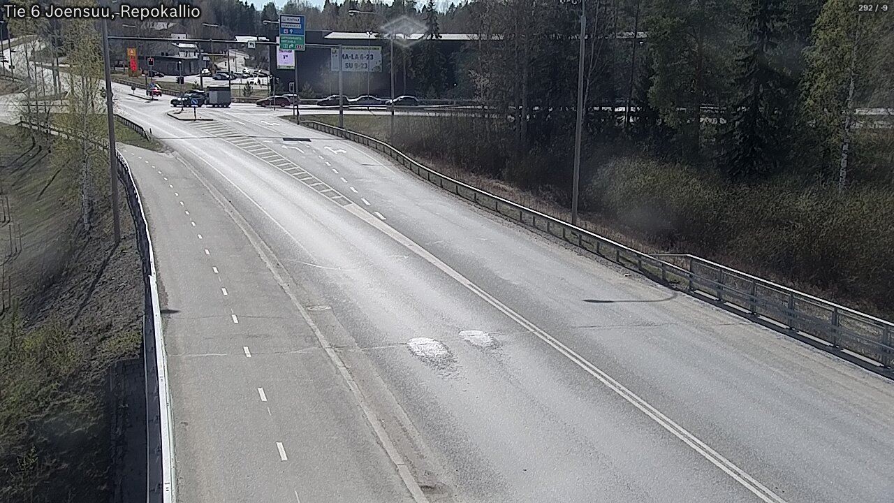 Weather Camera Image Road 6 Joensuu, Repokallio, Joensuu, Pohjois-Karjala