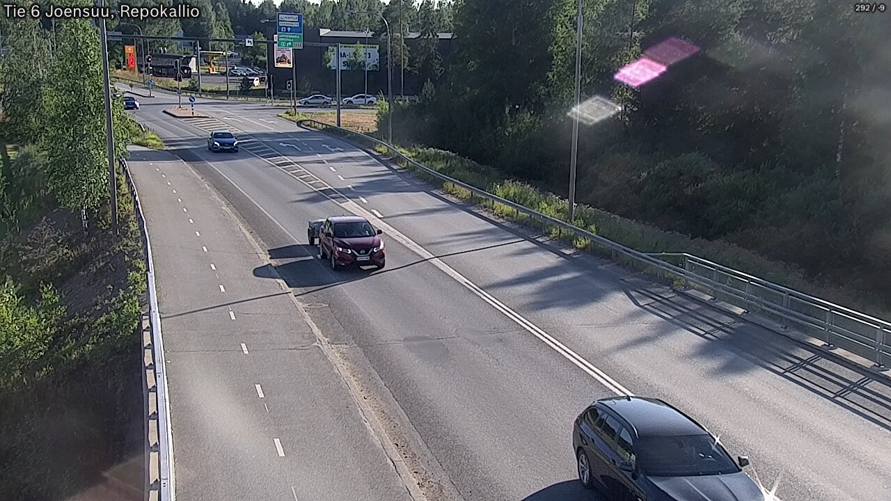 Kelikamerat Kuva Tie 6 Joensuu, Repokallio, Joensuu, Pohjois-Karjala