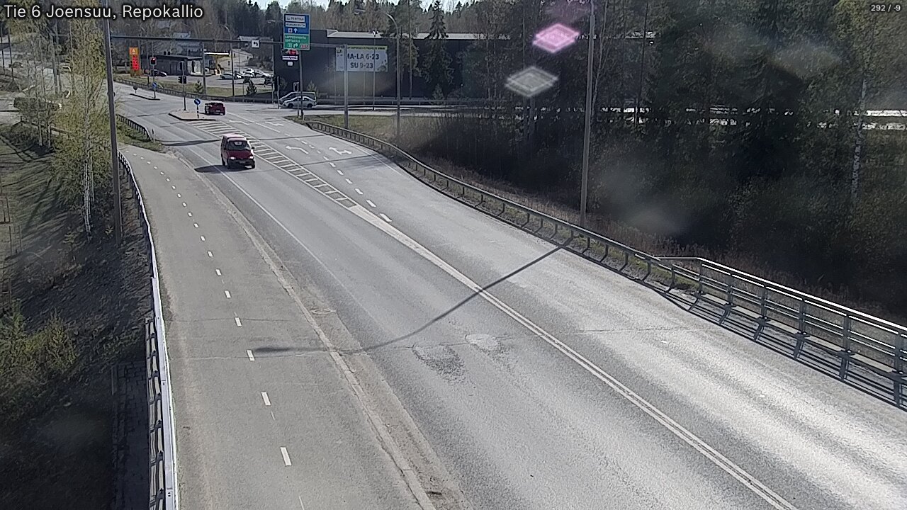 Weather Camera Image Road 6 Joensuu, Repokallio, Joensuu, Pohjois-Karjala