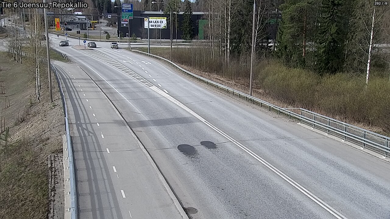 Weather Camera Image Road 6 Joensuu, Repokallio, Joensuu, Pohjois-Karjala