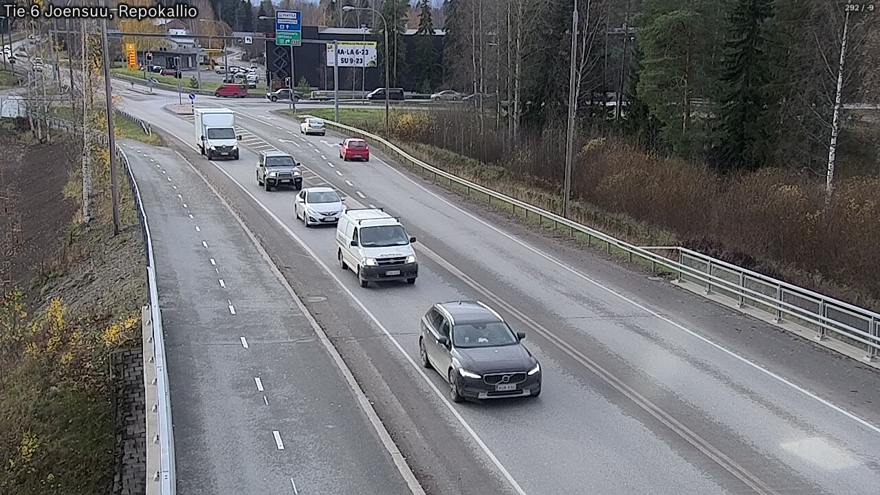 Kelikamerat Kuva Tie 6 Joensuu, Repokallio, Joensuu, Pohjois-Karjala