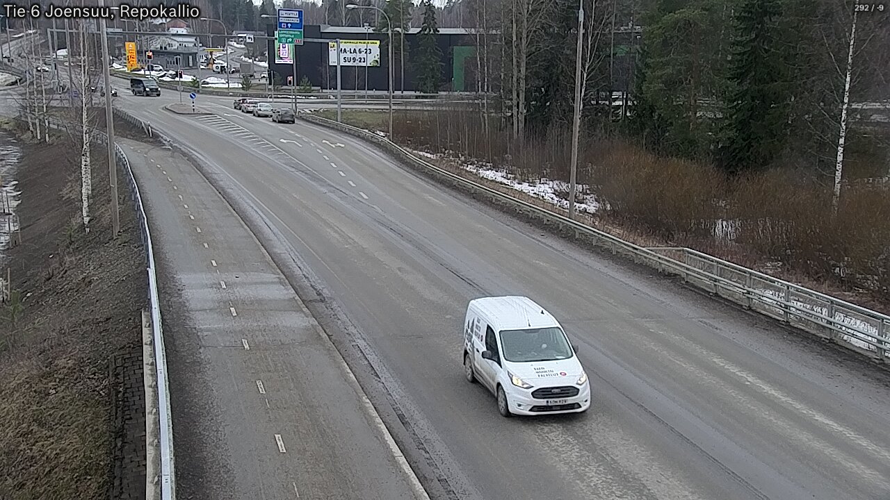 Weather Camera Image Road 6 Joensuu, Repokallio, Joensuu, Pohjois-Karjala