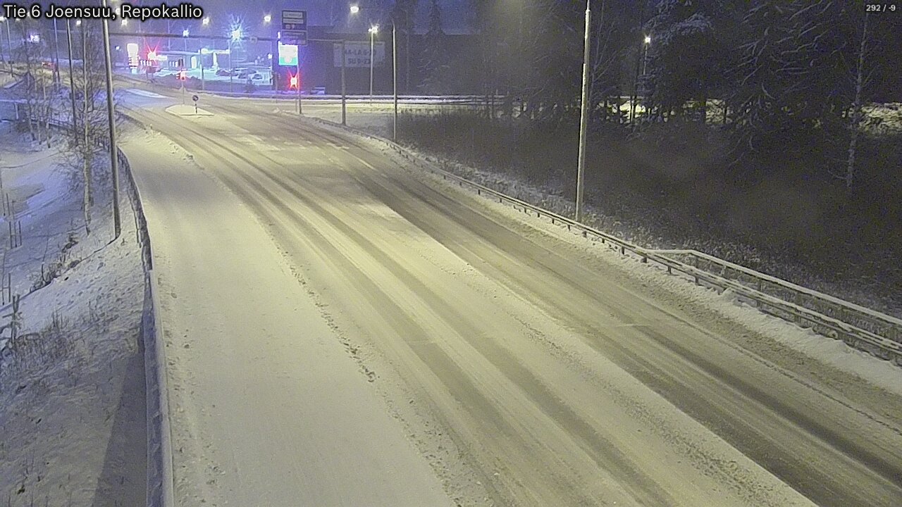 Weather Camera Image Väg 6 Joensuu, Repokallio, Joensuu, Pohjois-Karjala