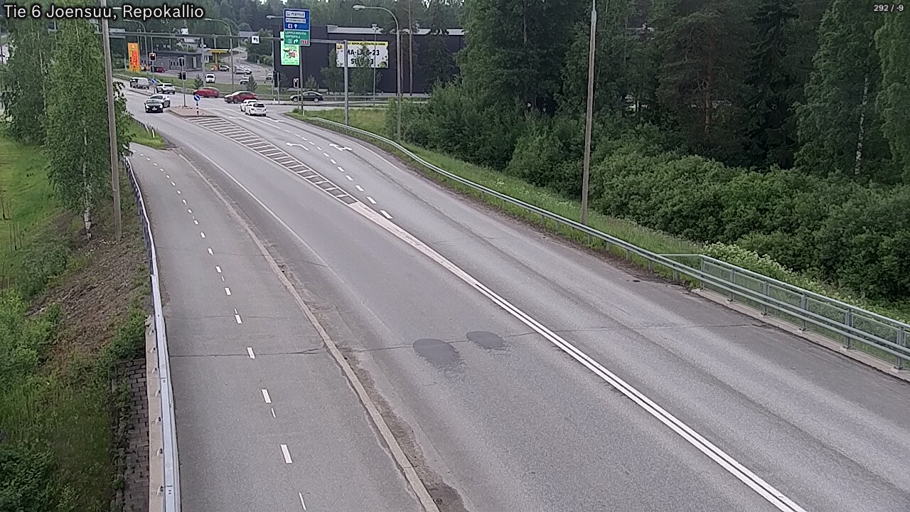 Weather Camera Image Väg 6 Joensuu, Repokallio, Joensuu, Pohjois-Karjala
