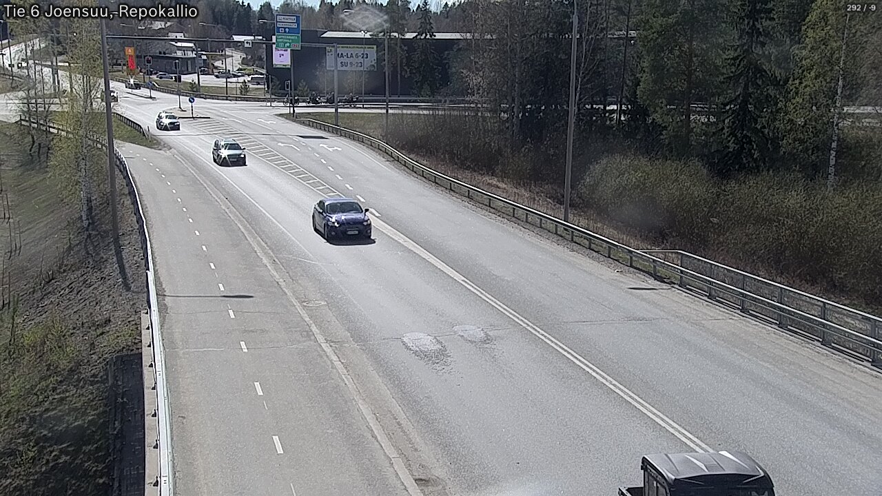 Weather Camera Image Road 6 Joensuu, Repokallio, Joensuu, Pohjois-Karjala