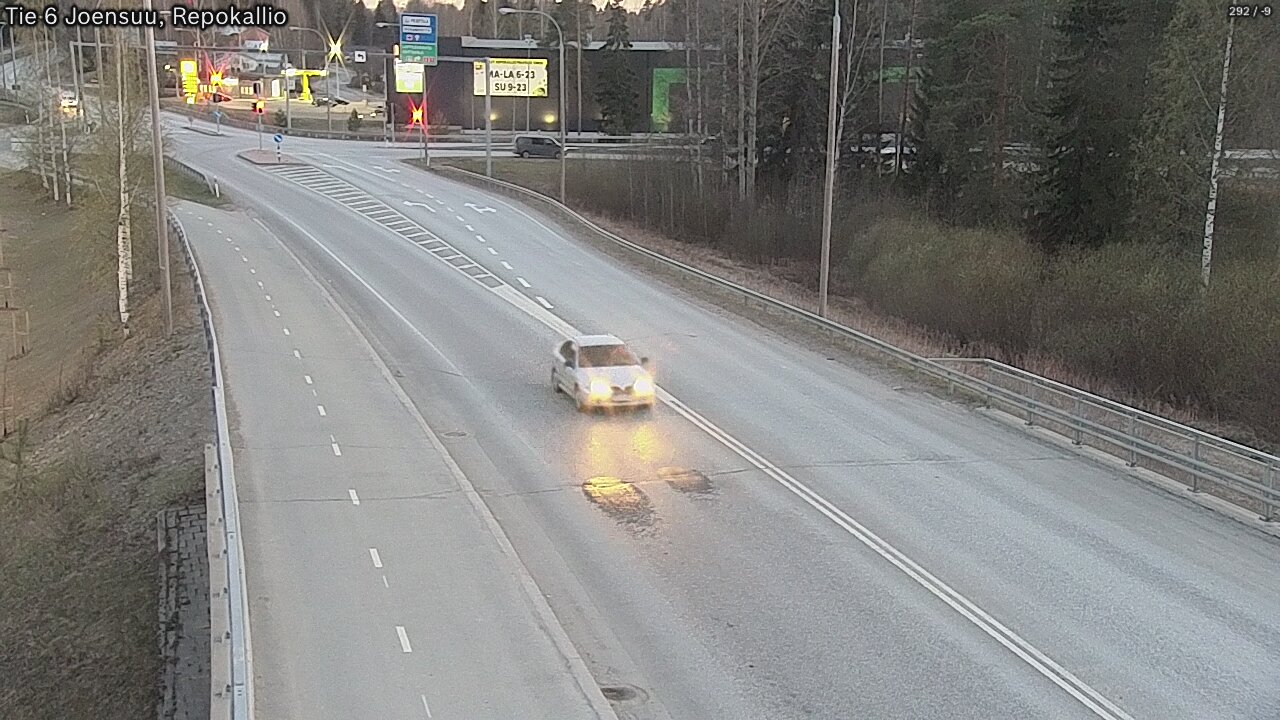 Weather Camera Image Road 6 Joensuu, Repokallio, Joensuu, Pohjois-Karjala