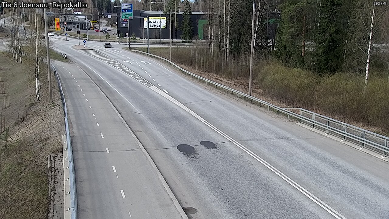 Weather Camera Image Road 6 Joensuu, Repokallio, Joensuu, Pohjois-Karjala