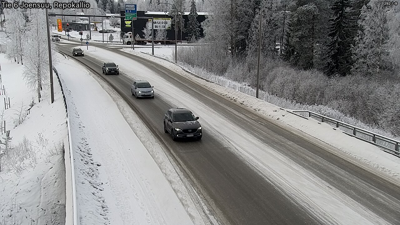 Weather Camera Image Road 6 Joensuu, Repokallio, Joensuu, Pohjois-Karjala
