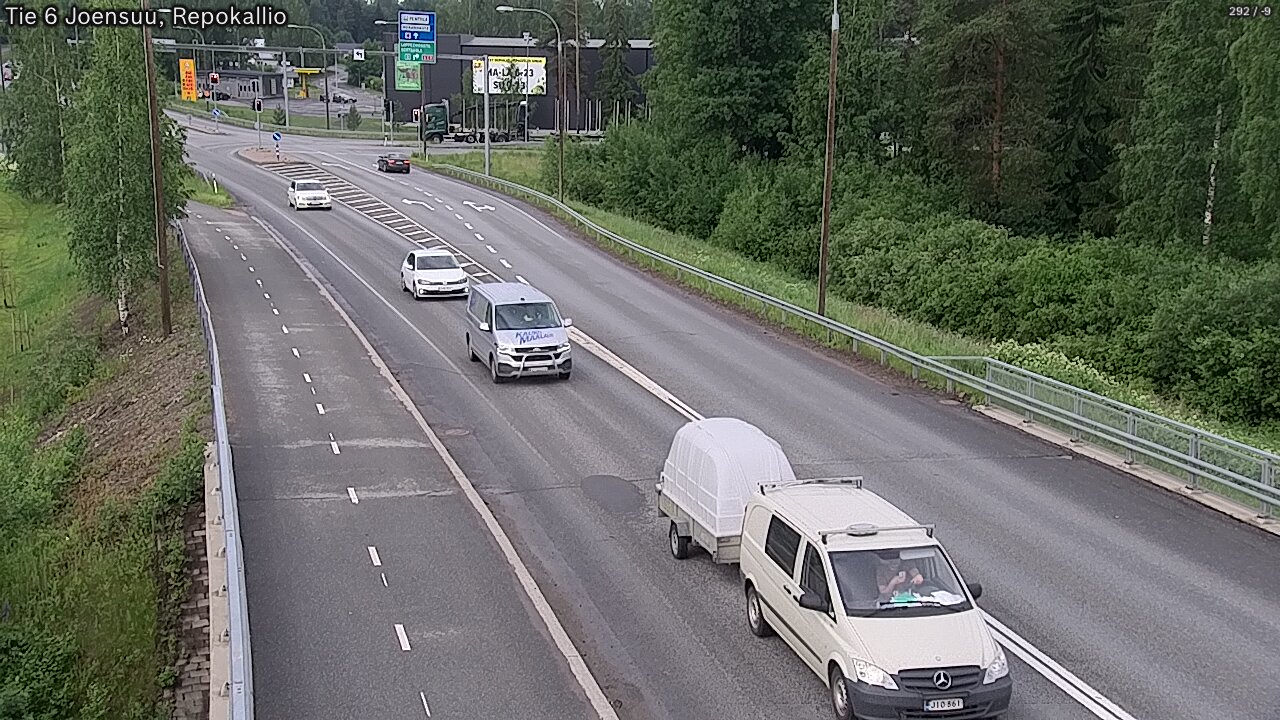 Kelikamerat Kuva Tie 6 Joensuu, Repokallio, Joensuu, Pohjois-Karjala