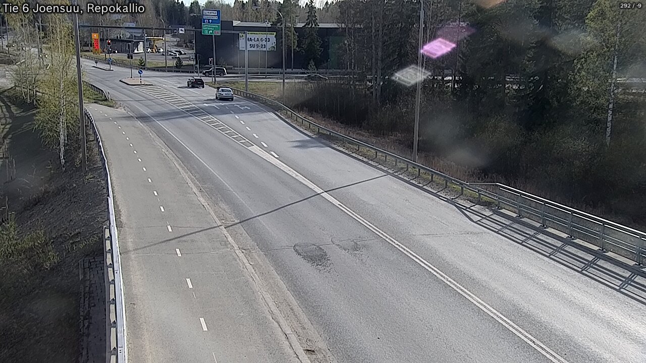 Weather Camera Image Road 6 Joensuu, Repokallio, Joensuu, Pohjois-Karjala
