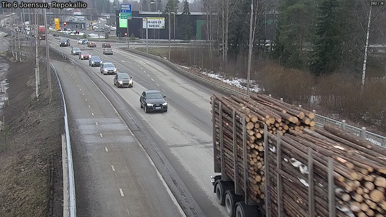 Weather Camera Image Road 6 Joensuu, Repokallio, Joensuu, Pohjois-Karjala