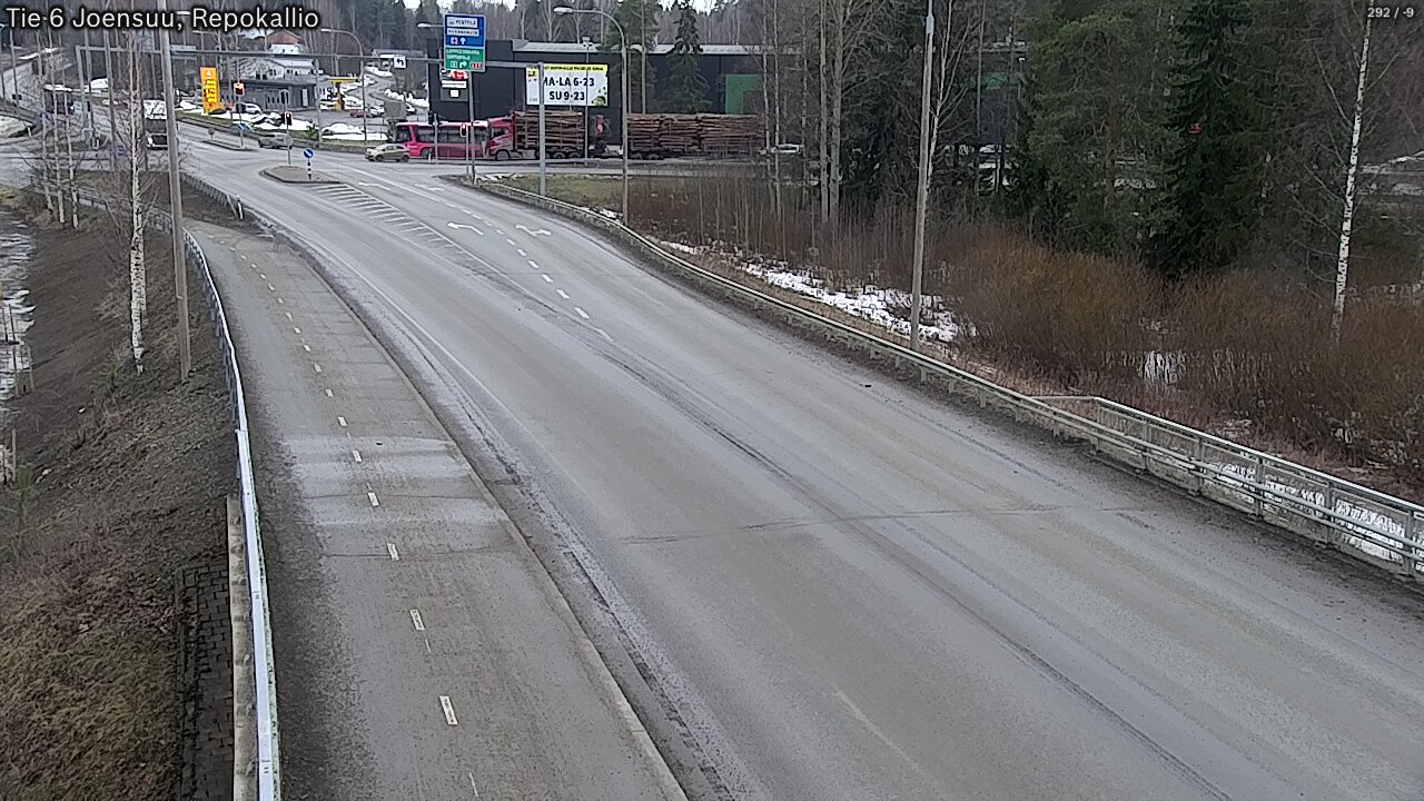 Weather Camera Image Road 6 Joensuu, Repokallio, Joensuu, Pohjois-Karjala