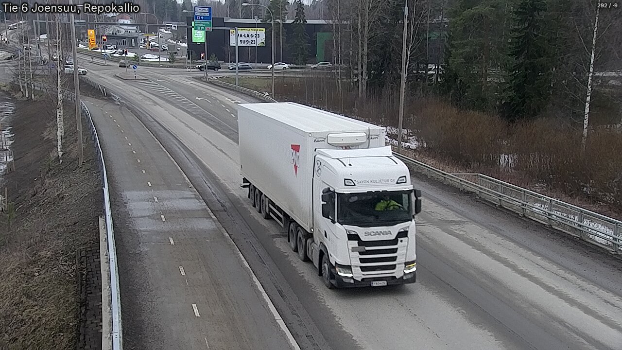 Weather Camera Image Road 6 Joensuu, Repokallio, Joensuu, Pohjois-Karjala