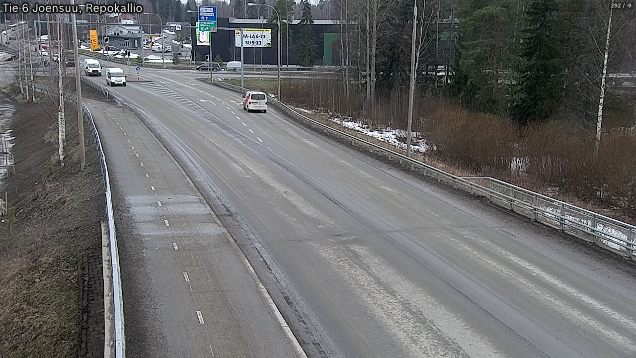 Weather Camera Image Road 6 Joensuu, Repokallio, Joensuu, Pohjois-Karjala