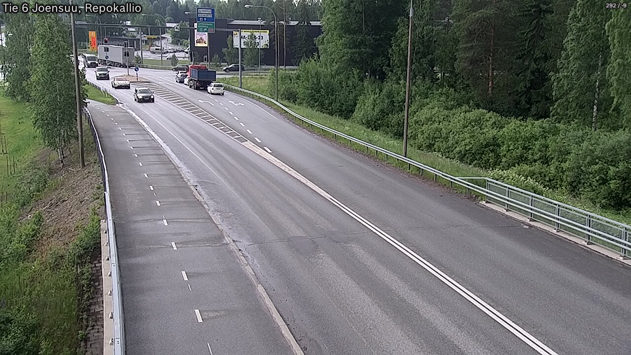 Weather Camera Image Väg 6 Joensuu, Repokallio, Joensuu, Pohjois-Karjala