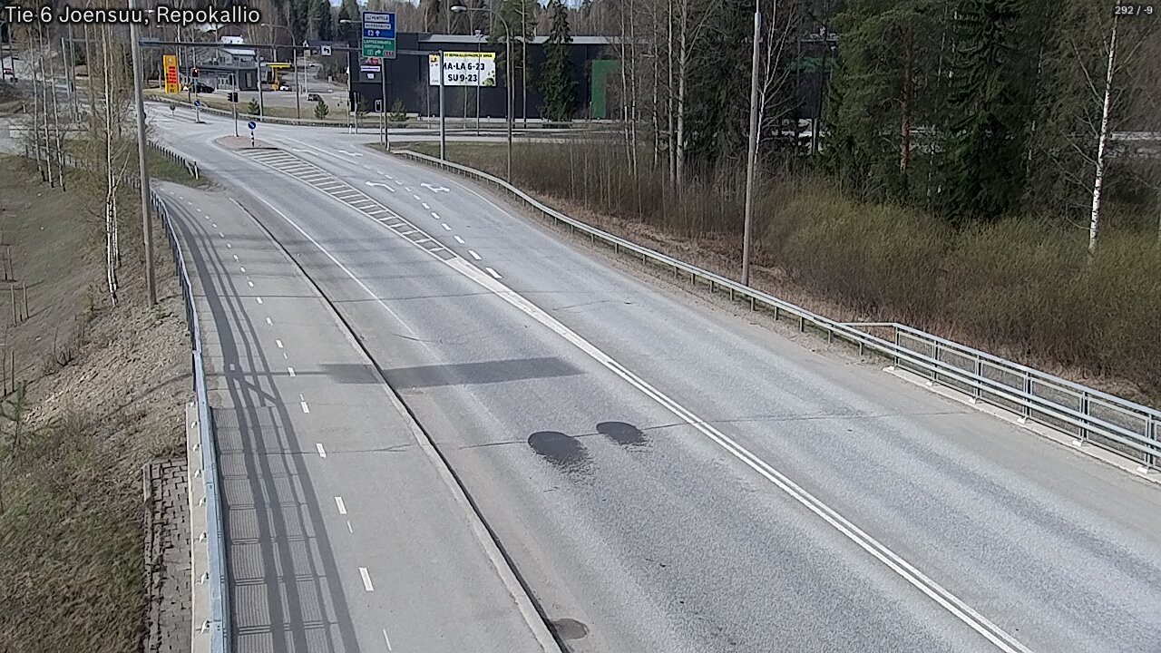 Weather Camera Image Road 6 Joensuu, Repokallio, Joensuu, Pohjois-Karjala